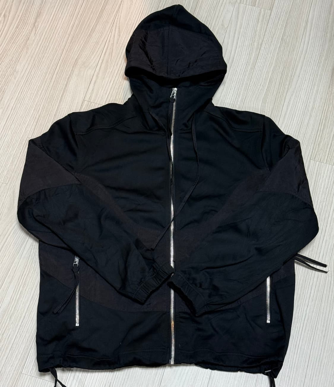 [M] 강혁 에어백 패치 저지 후드 점퍼 상품이미지1