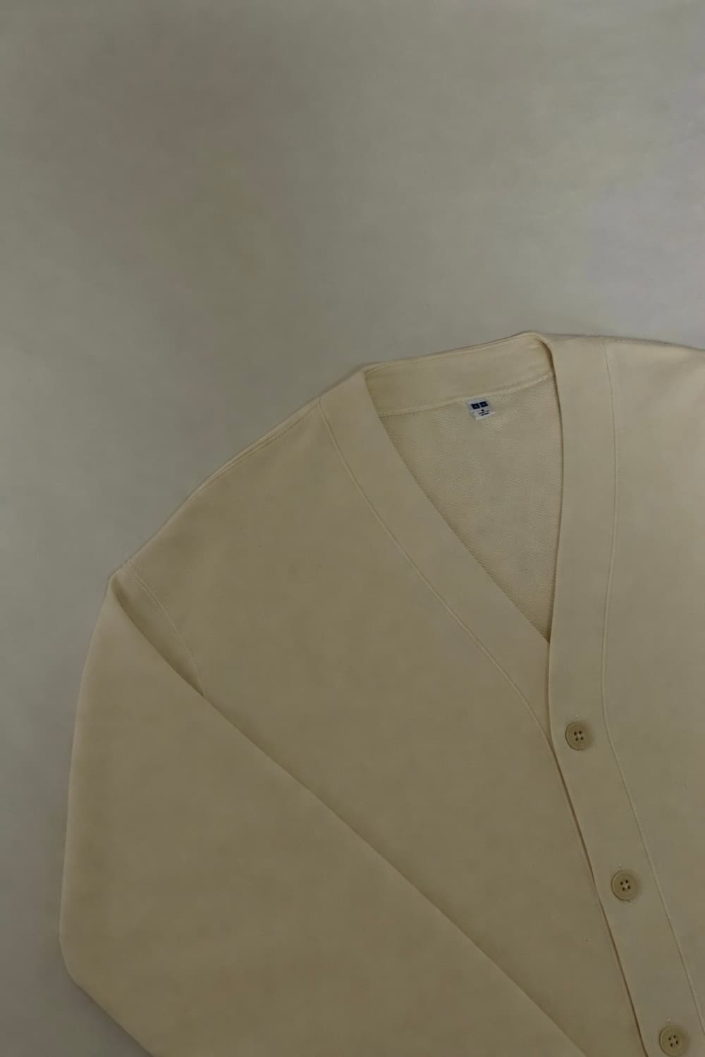 새상품 유니클로 아이보리 가디건 상품이미지1