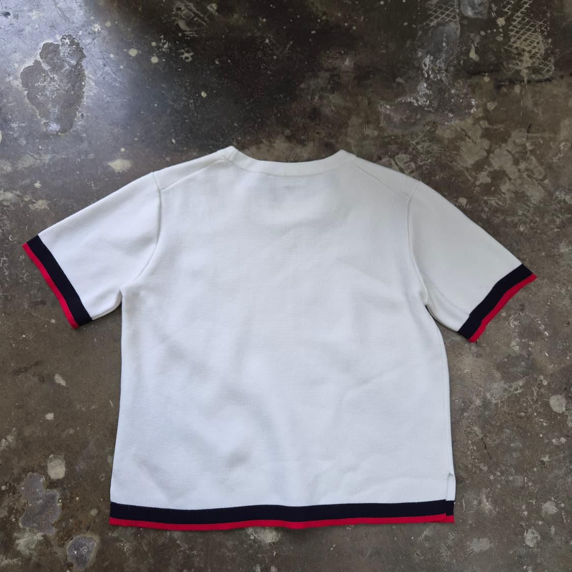 M) ZARA 자라 반팔 니트 상품이미지5