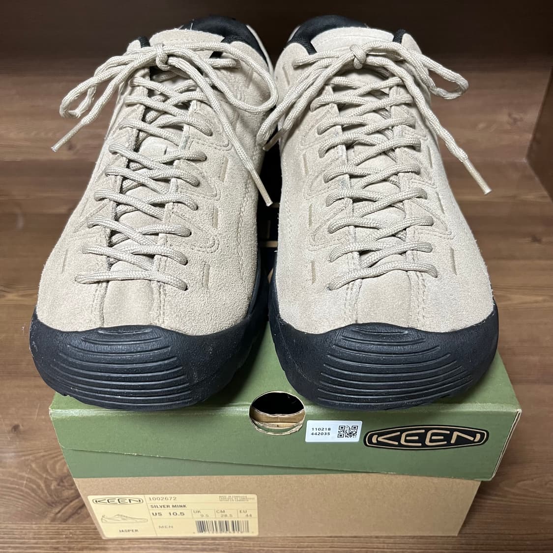 (285) 킨 재스퍼 스웨이드 스니커즈 실버 밍크 상품이미지4