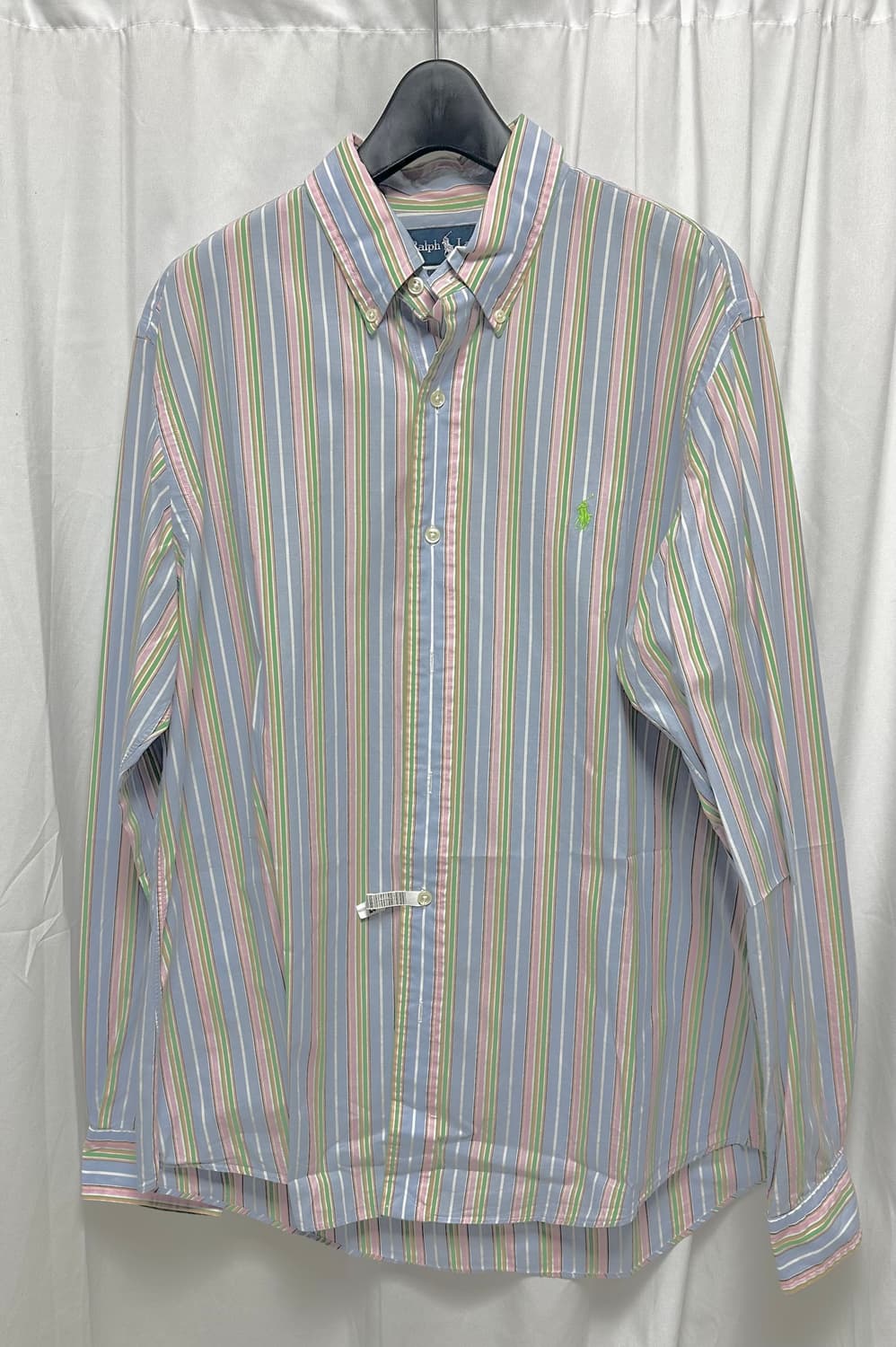 no.163 폴로 랄프로렌 멀티스트라이프 셔츠 L 상품이미지1