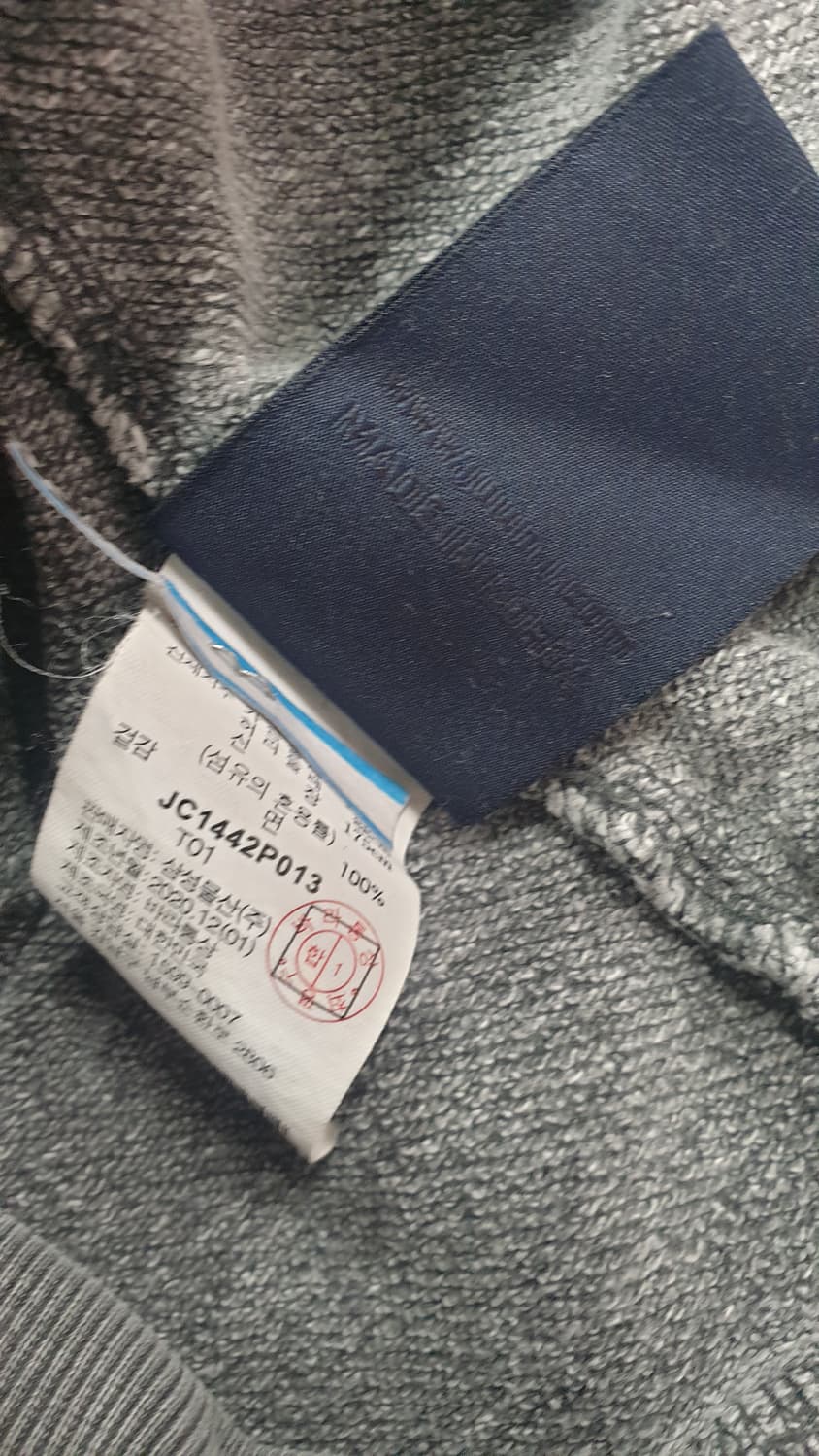 Juun.J 워싱 그레이 후드티m 상품이미지7