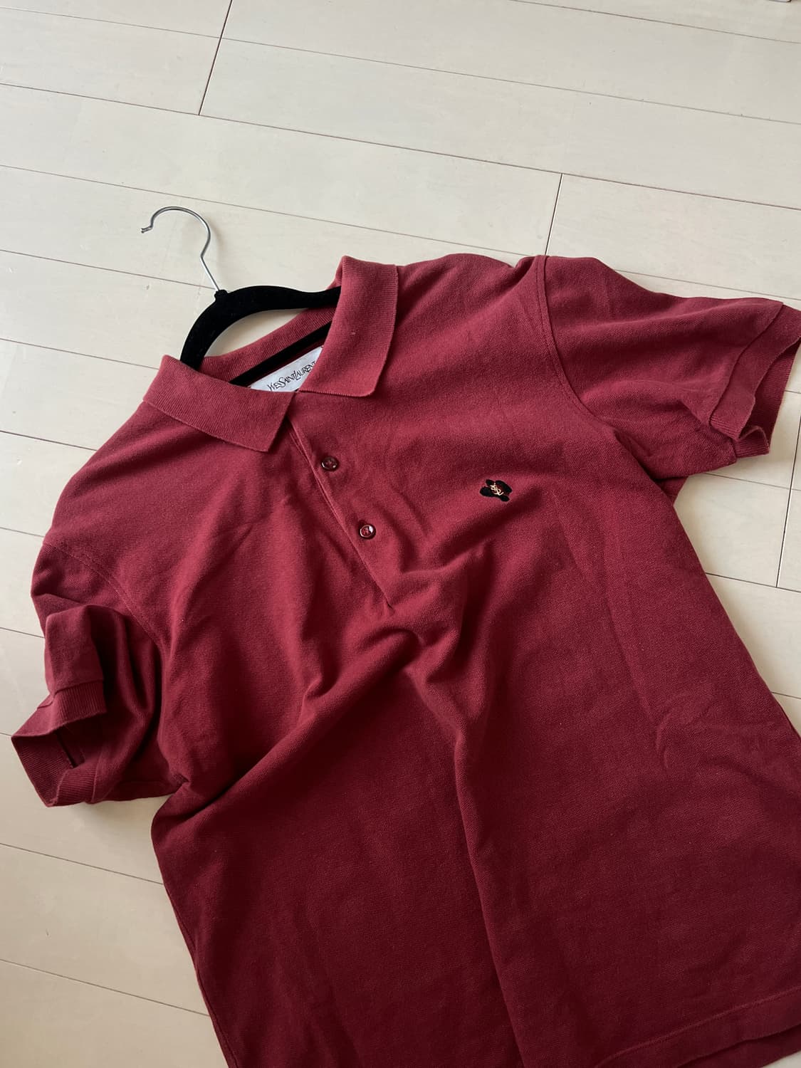 Yves Saint Laurent YSL 레드 폴로 셔츠 상품이미지5