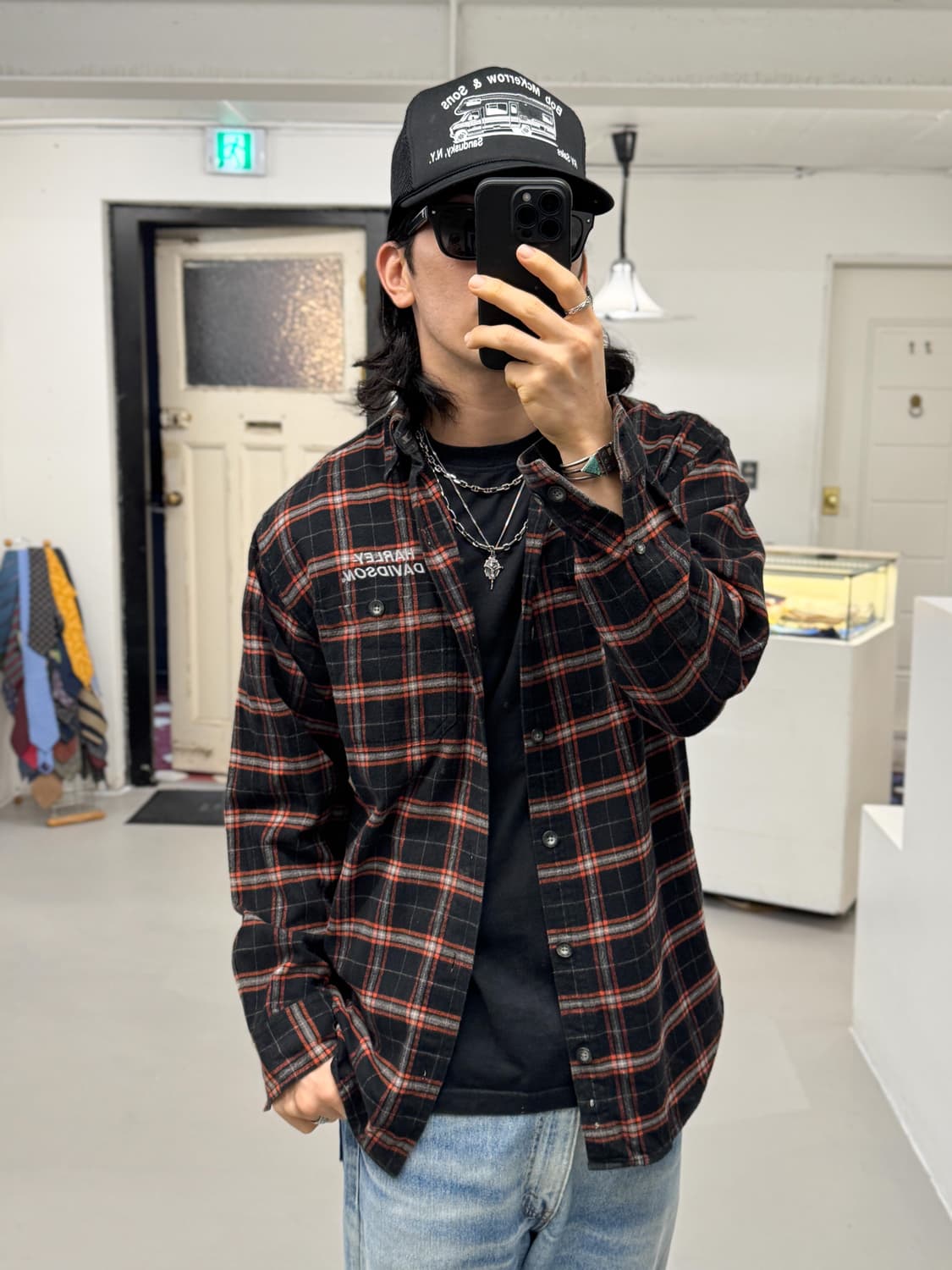 할리데이비슨 플란넬 셔츠 상품이미지2