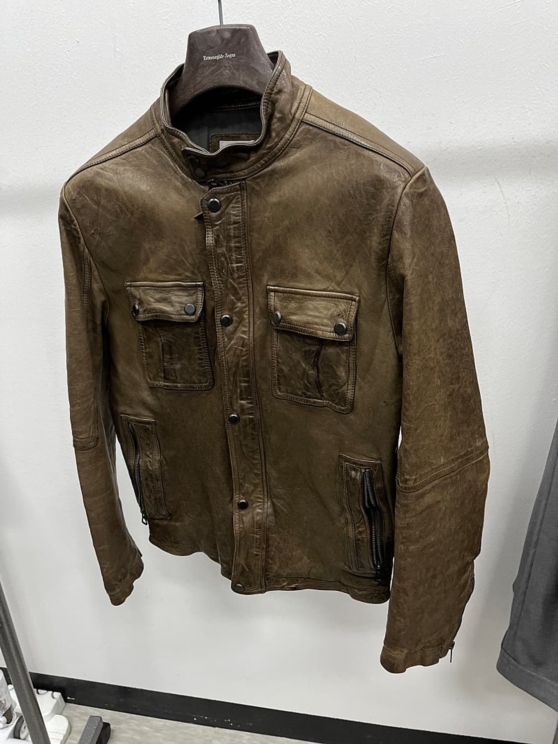 95-100) 시리즈 베지터블 가죽자켓  상품이미지1