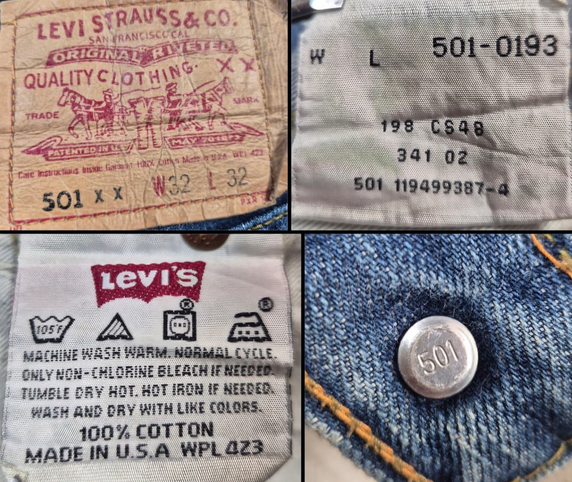 리바이스 90s 미제 501  상품이미지6