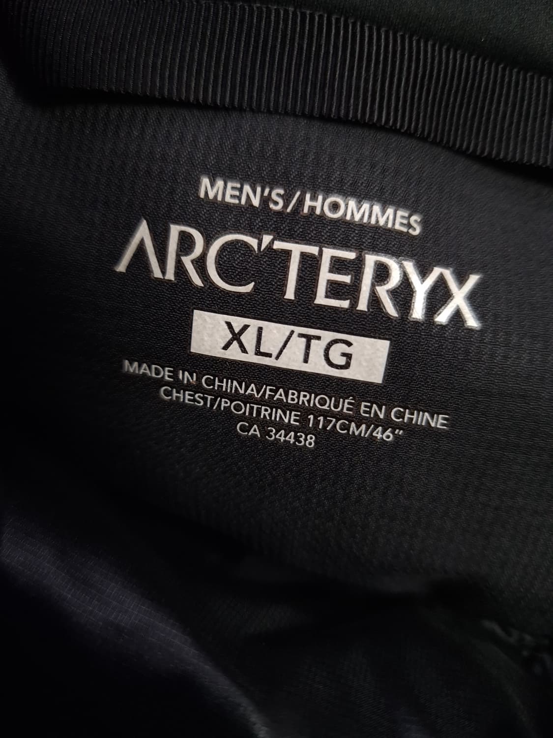 오리지날 아크테릭스 블랙 써마 패딩파카 상품이미지3