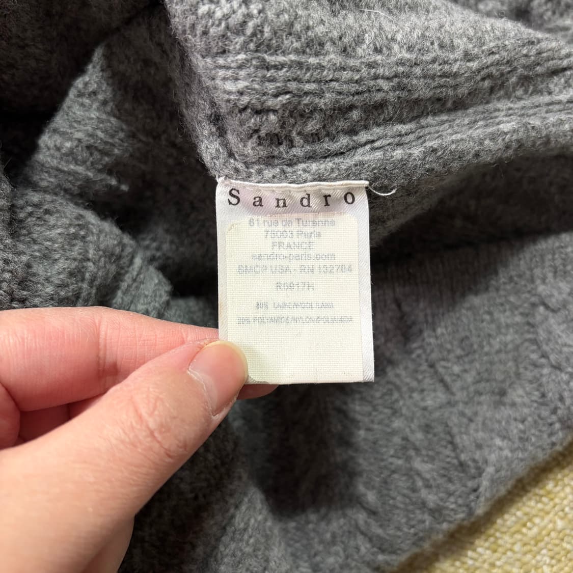 산드로 케이블 니트 원피스(2) 상품이미지5