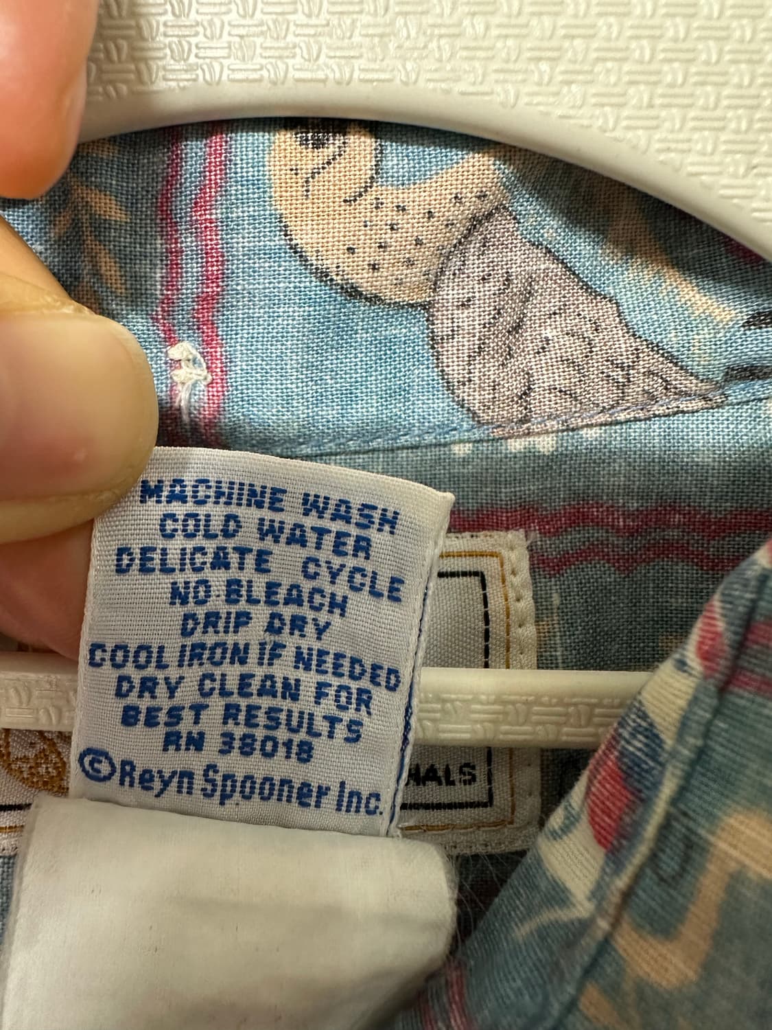 Reyn Spooner 레인스푸너 90년대 하와이안 빈티지셔츠 M~L   상품이미지6