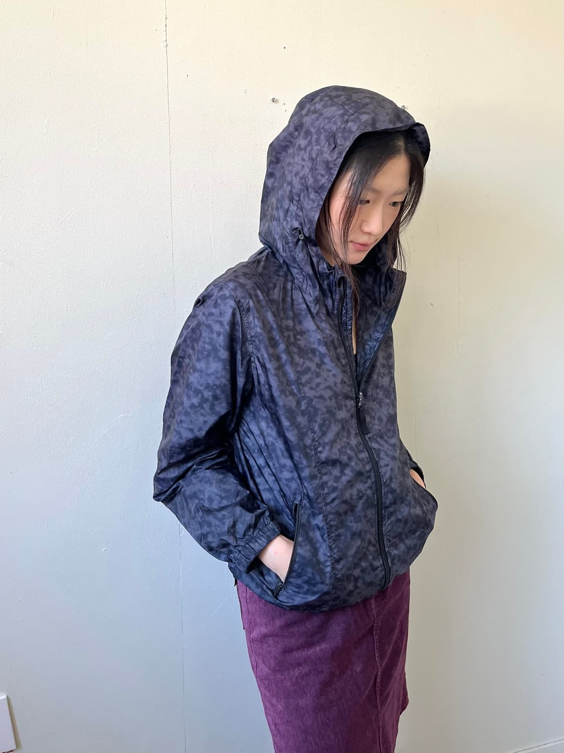 Japan vtg 레오파드 바람막이 상품이미지5