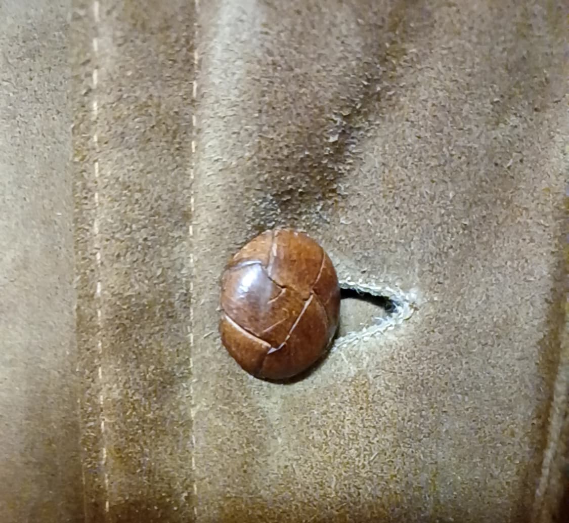 70년대 쉐르파 안감 소가죽 스웨이드 하프코트 Sears Leather 상품이미지10