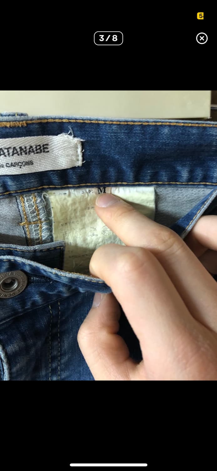 junya watanabe 데님 팬츠(m) 상품이미지3