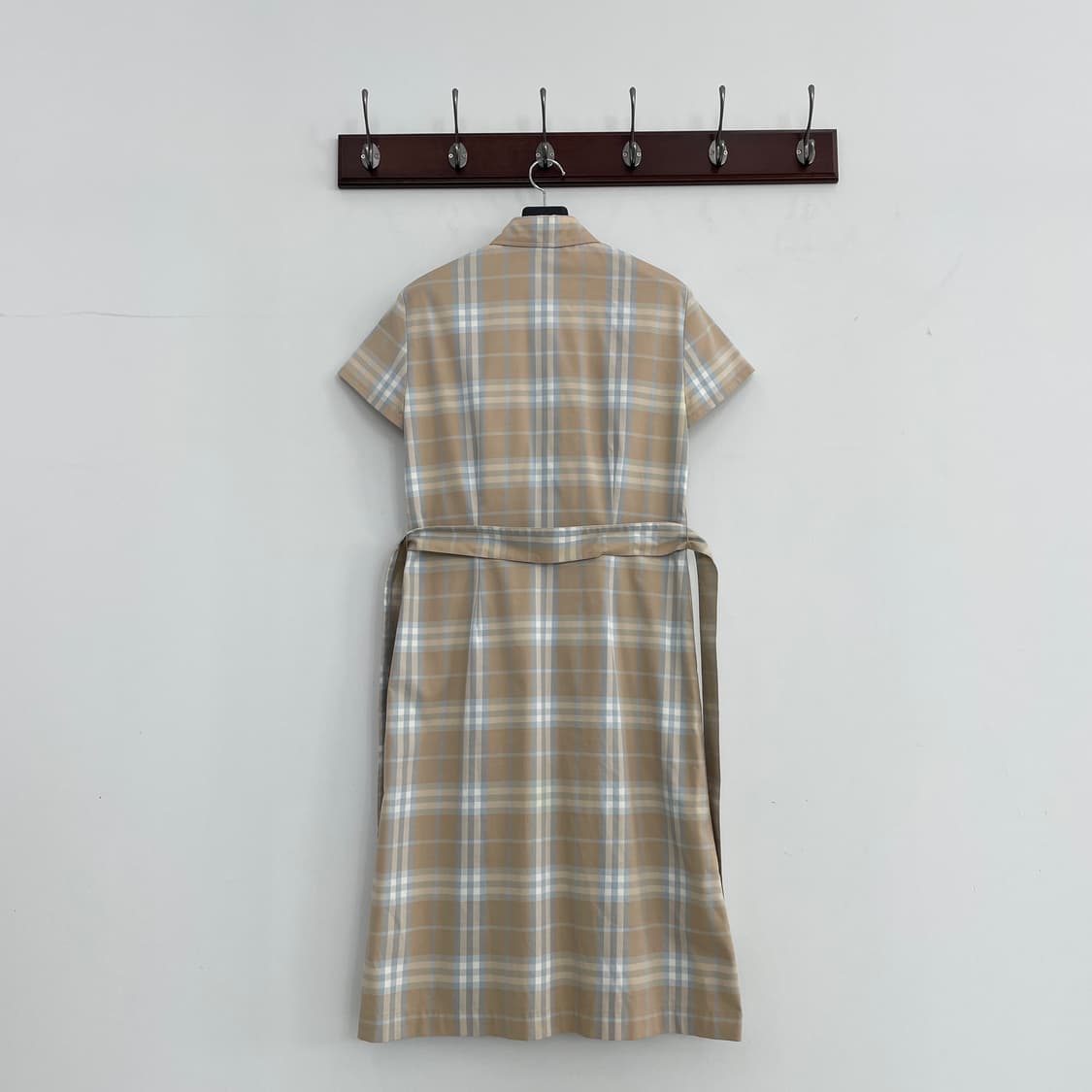 버버리 체크 반팔 셔츠 원피스 상품이미지2