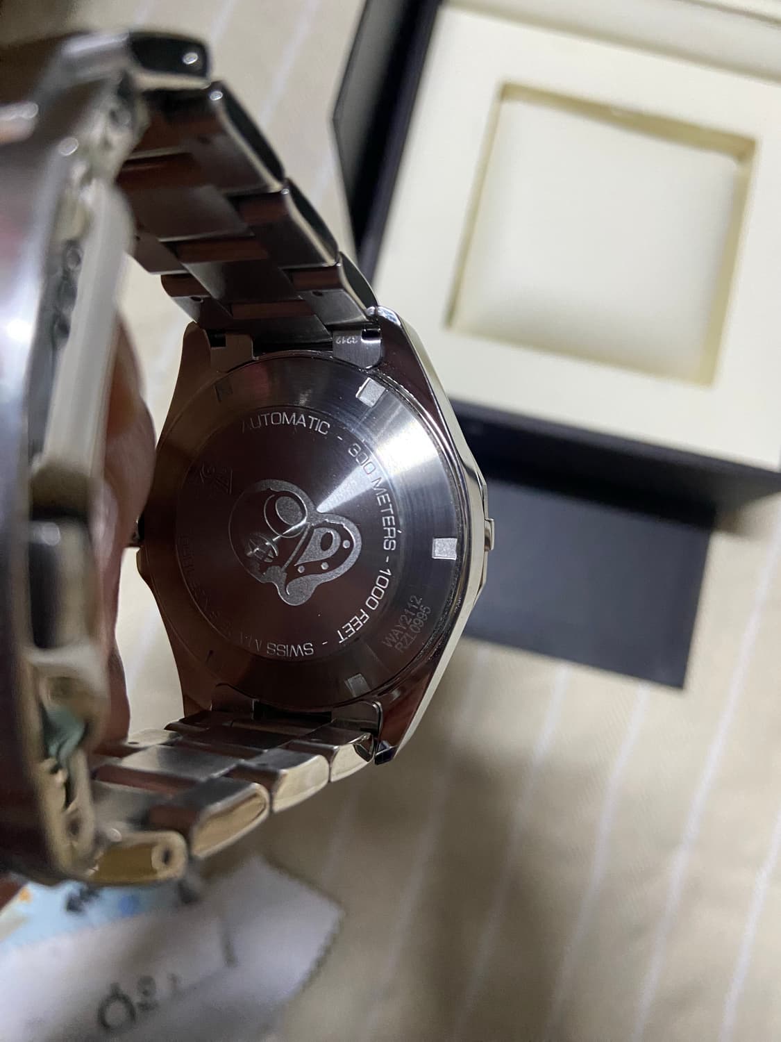 태그호이어 아쿠아레이서 스틸 오토 청판 way2112 상품이미지8