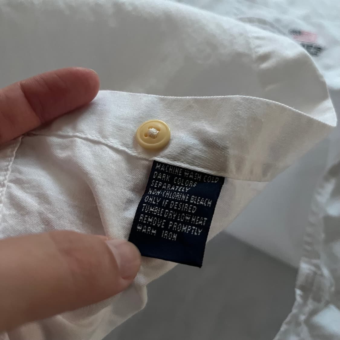 챕스 데님 차이나 카라 성조기 자수 셔츠 상품이미지5