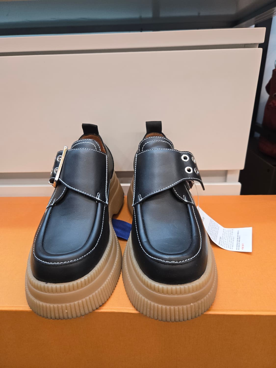 Ganni(가니) 몽크 스트랩 크리퍼 슈즈 상품이미지1