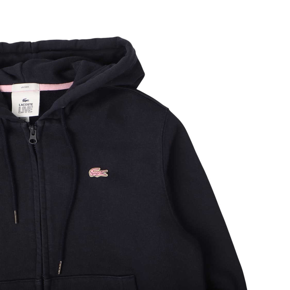 라코스테 우먼스 네이비 후드집업 상품이미지3