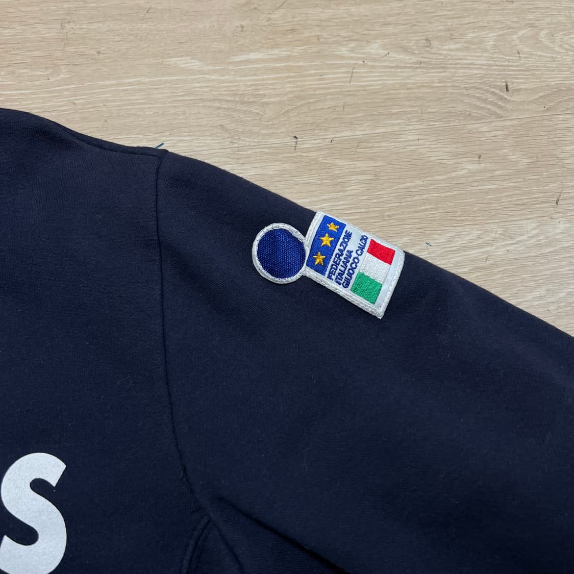 유벤투스 축구팀 로고 프린팅 코튼 져지 트랙탑 자켓 [네이비] L/100 상품이미지5