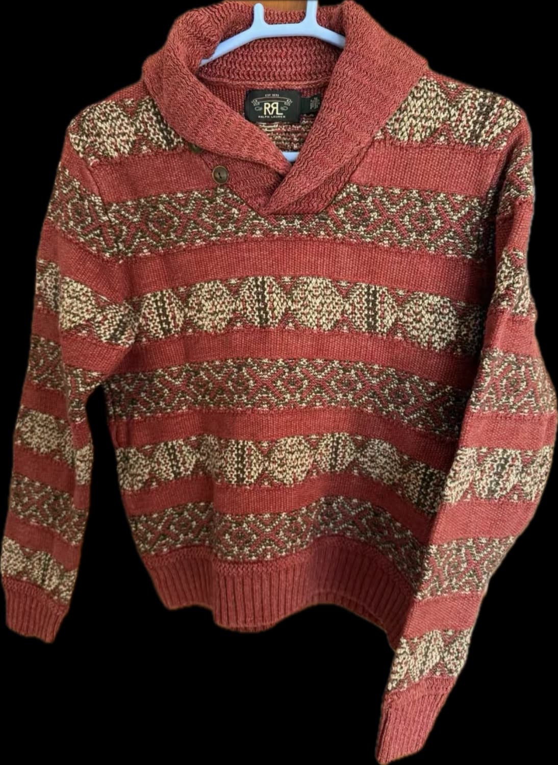 rrl 숄카라 니트 L 상품이미지2