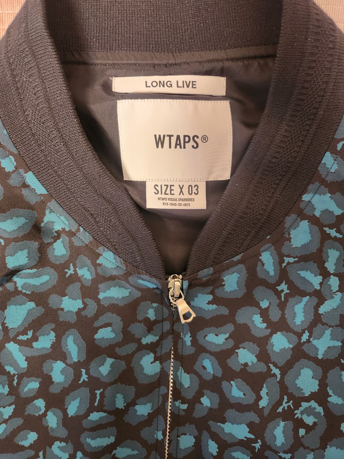 더블탭스WTAPS/블루 카모 패턴 블루종/SIZE X 3 상품이미지3