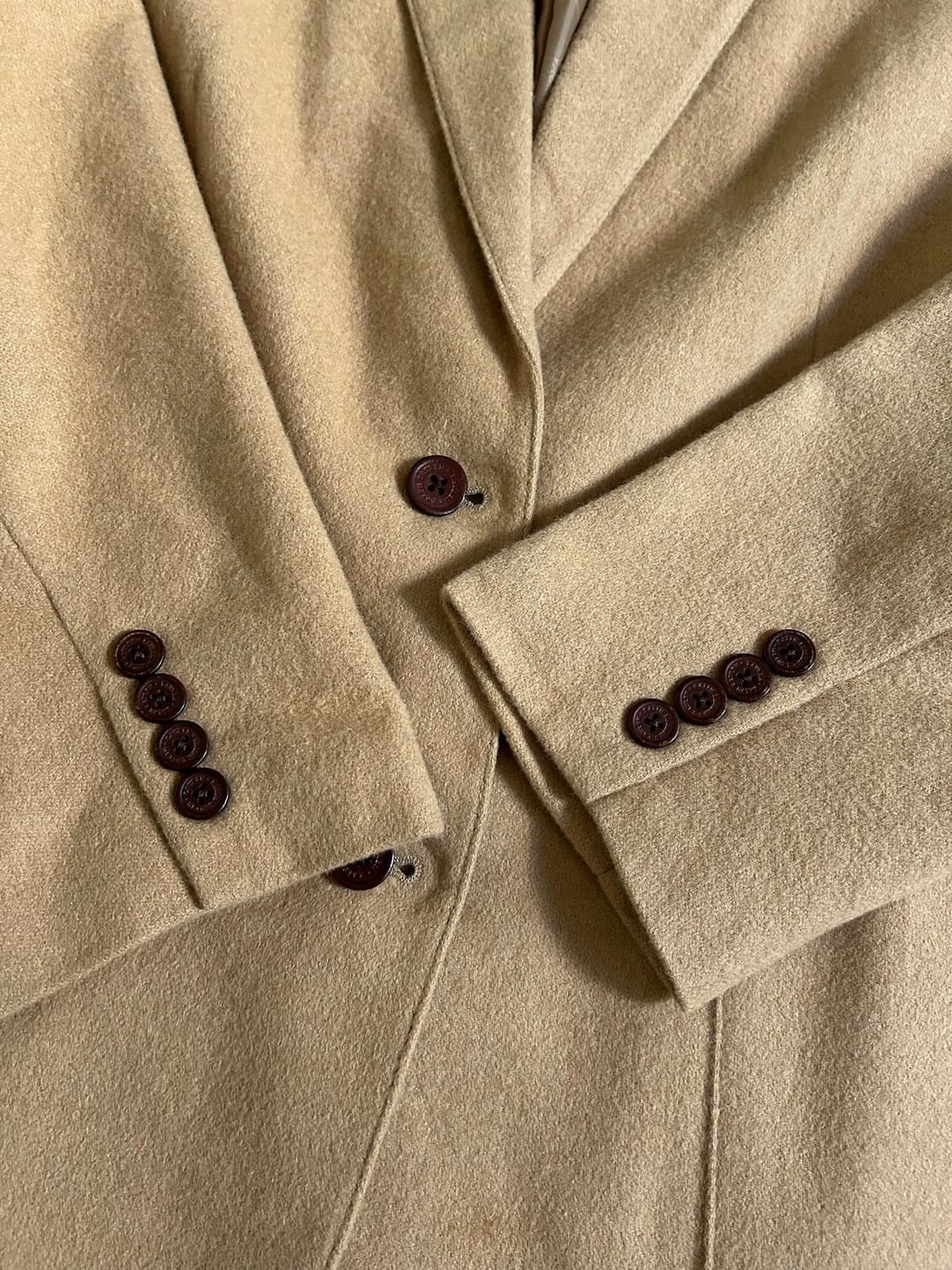 로렌 랄프로렌 카멜 헤어 블레이저 Made in USA 상품이미지9