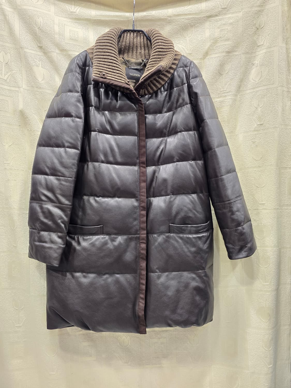 발렌시아 VALENCIA 양가죽 롱 패딩 55(S) 상품이미지1