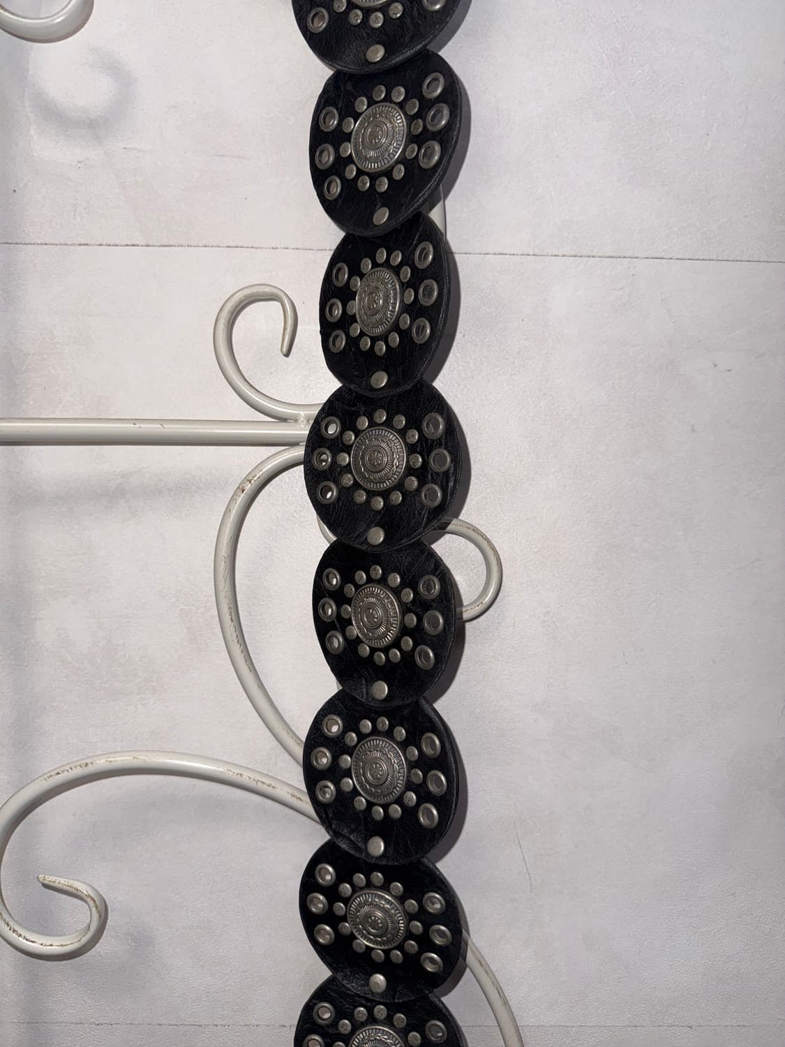 Black western oriental punching belt 상품이미지5