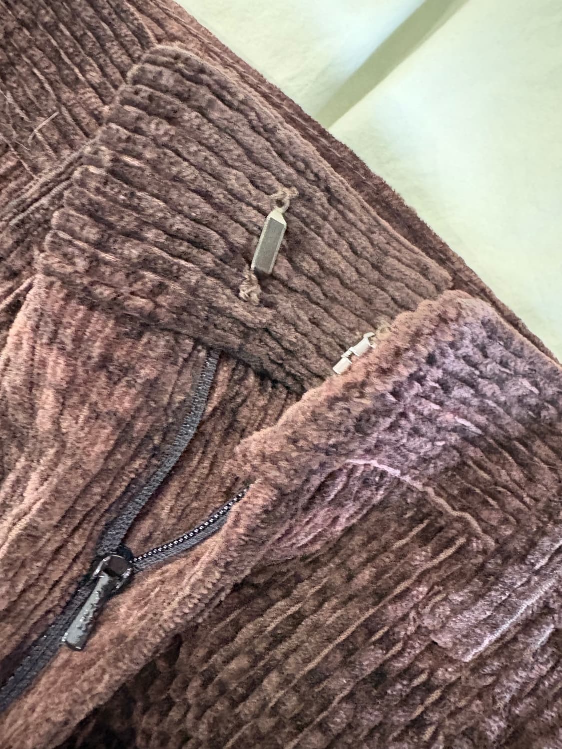 Noirer 노이어 웨이브 코듀로이 그라데이션 팬츠 브라운 38 상품이미지7