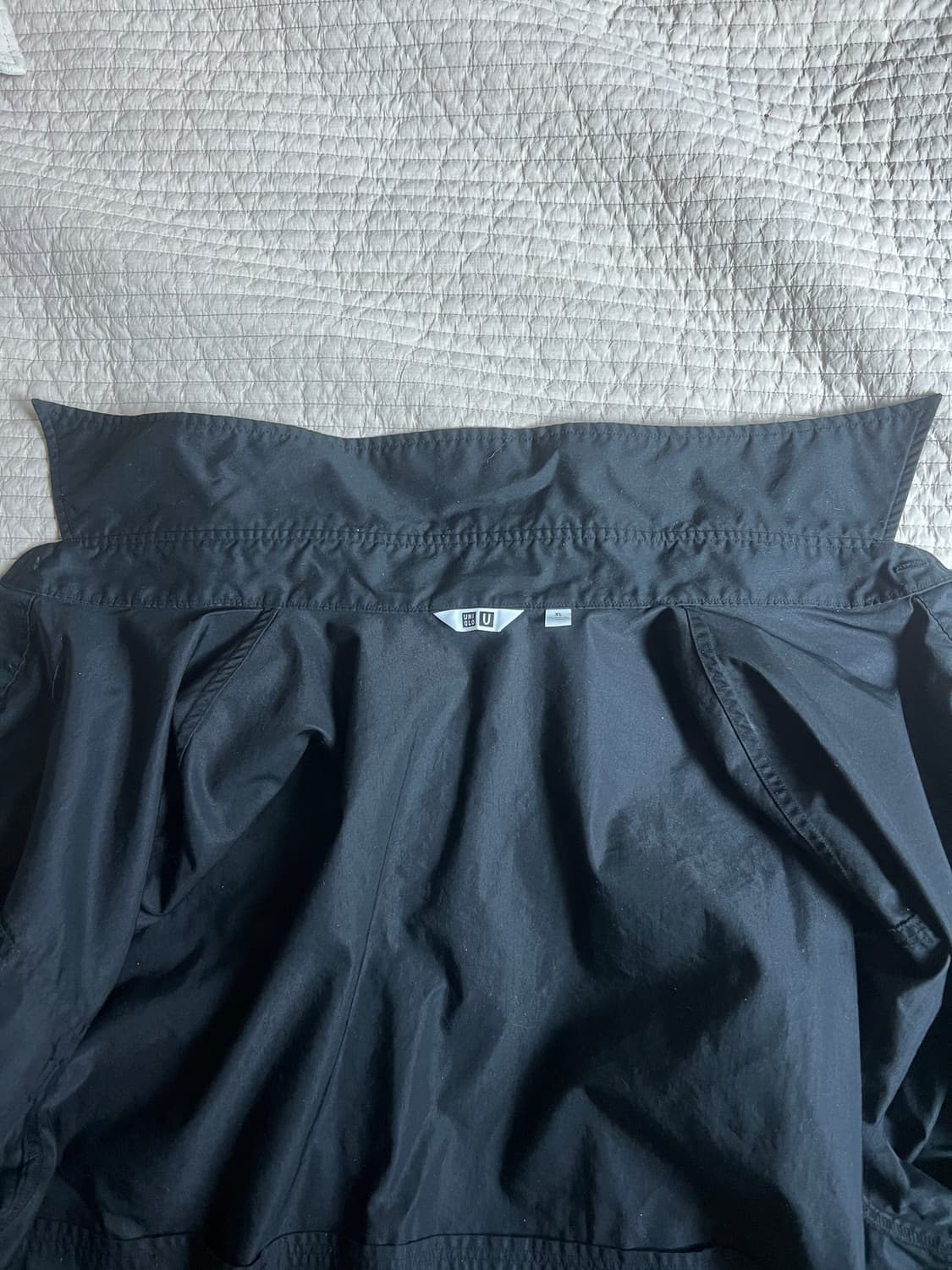 유니클로u 워크오버셔츠 블랙 XL 상품이미지3