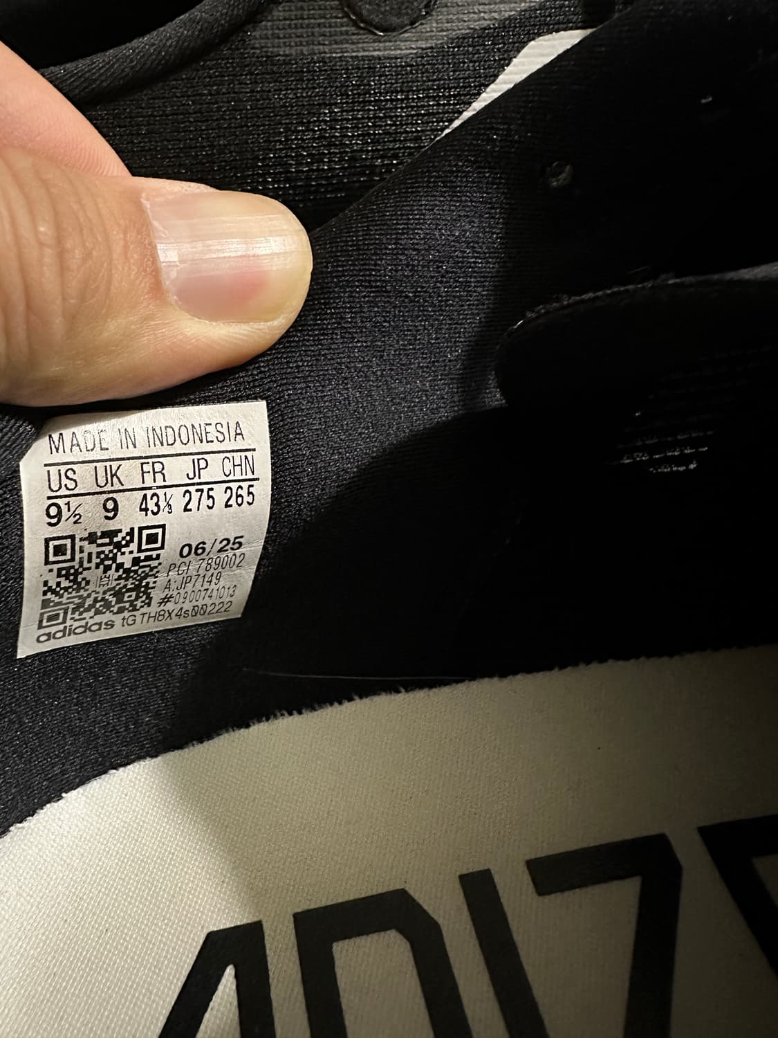 아디다스 아디제로 EVO SL 블랙 275 팝니당 상품이미지8