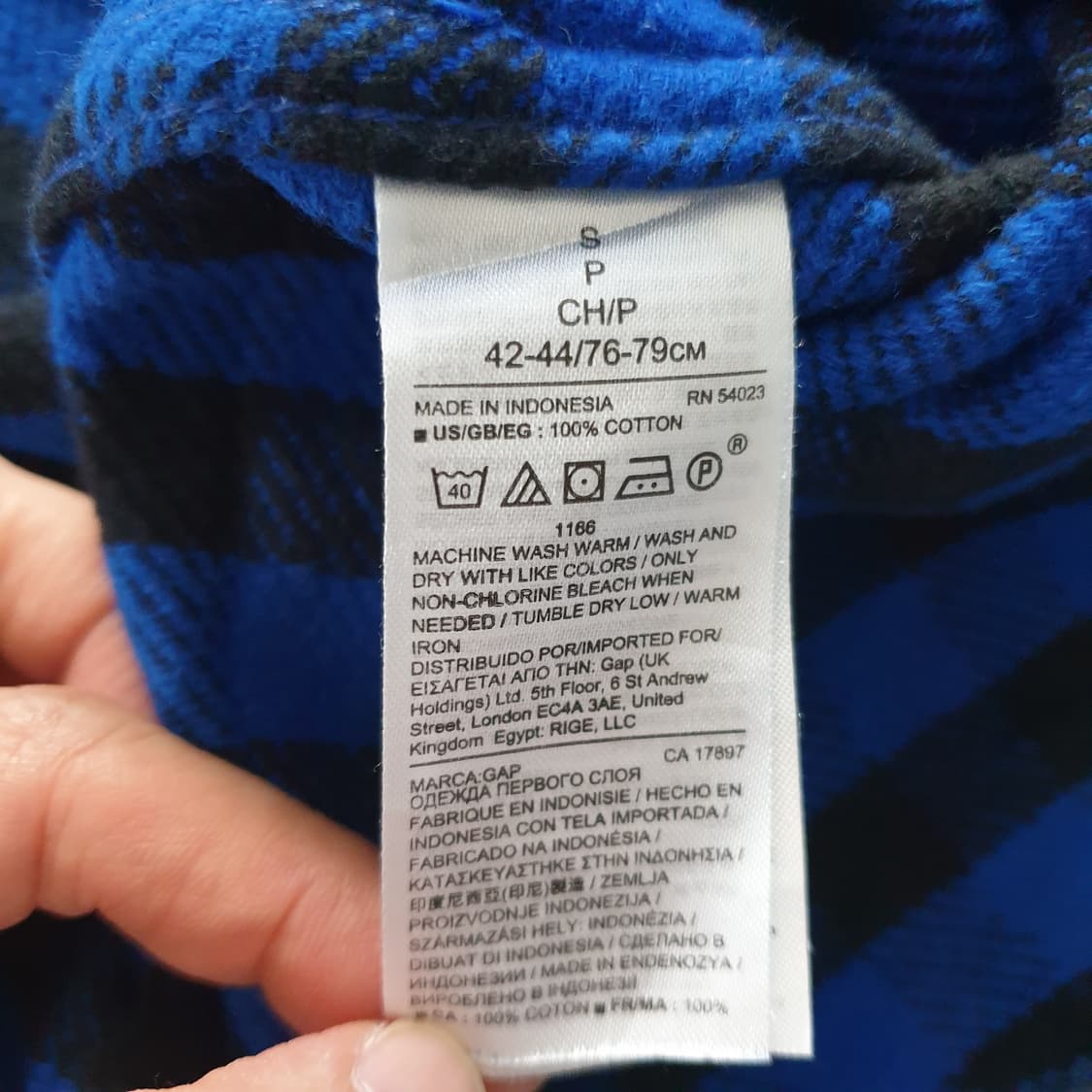 [무료배송] GAP 체크 플란넬 셔츠 상품이미지3