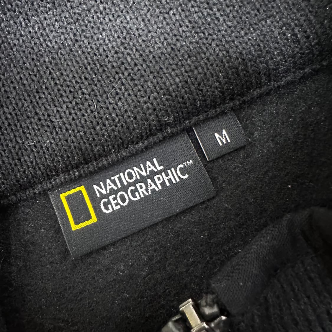 내셔널지오그래픽 기모 후리스 집업 자켓 블랙 M 상품이미지4