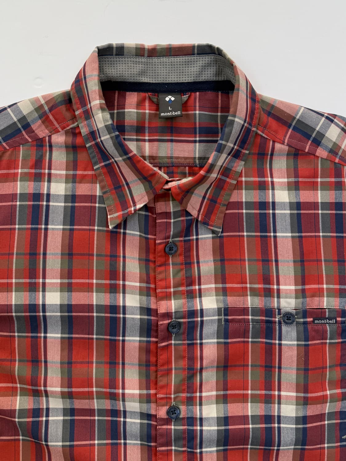 mont-bell 몽벨 체크 셔츠 상품이미지3