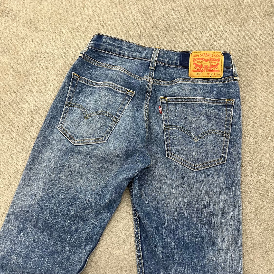 30 리바이스 502 워싱 데님팬츠 상품이미지6