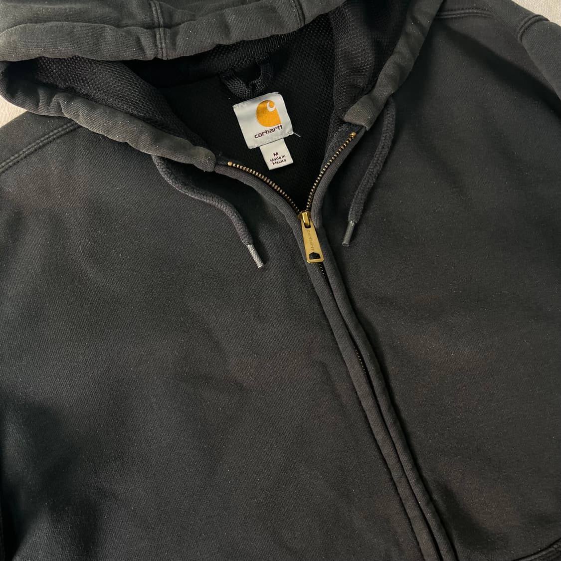 105 칼하트 써멀 챠콜후드집업  상품이미지6