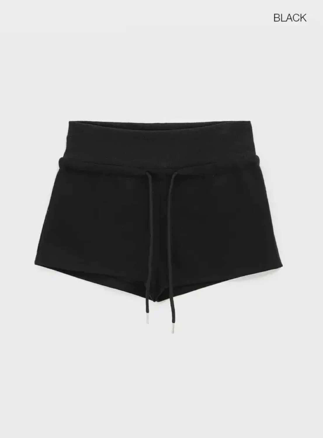 블랙업 체킹스 밴딩 숏팬츠 블랙 상품이미지1