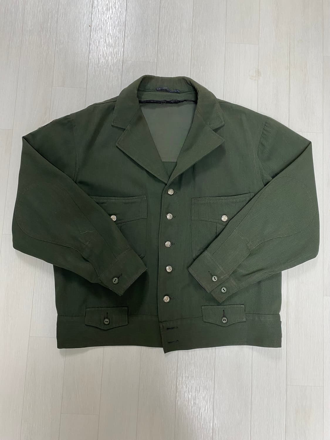 빈티지 NYCTA / MABSTOA 유니폼 자켓 올리브 그린 워크 자켓 상품이미지1