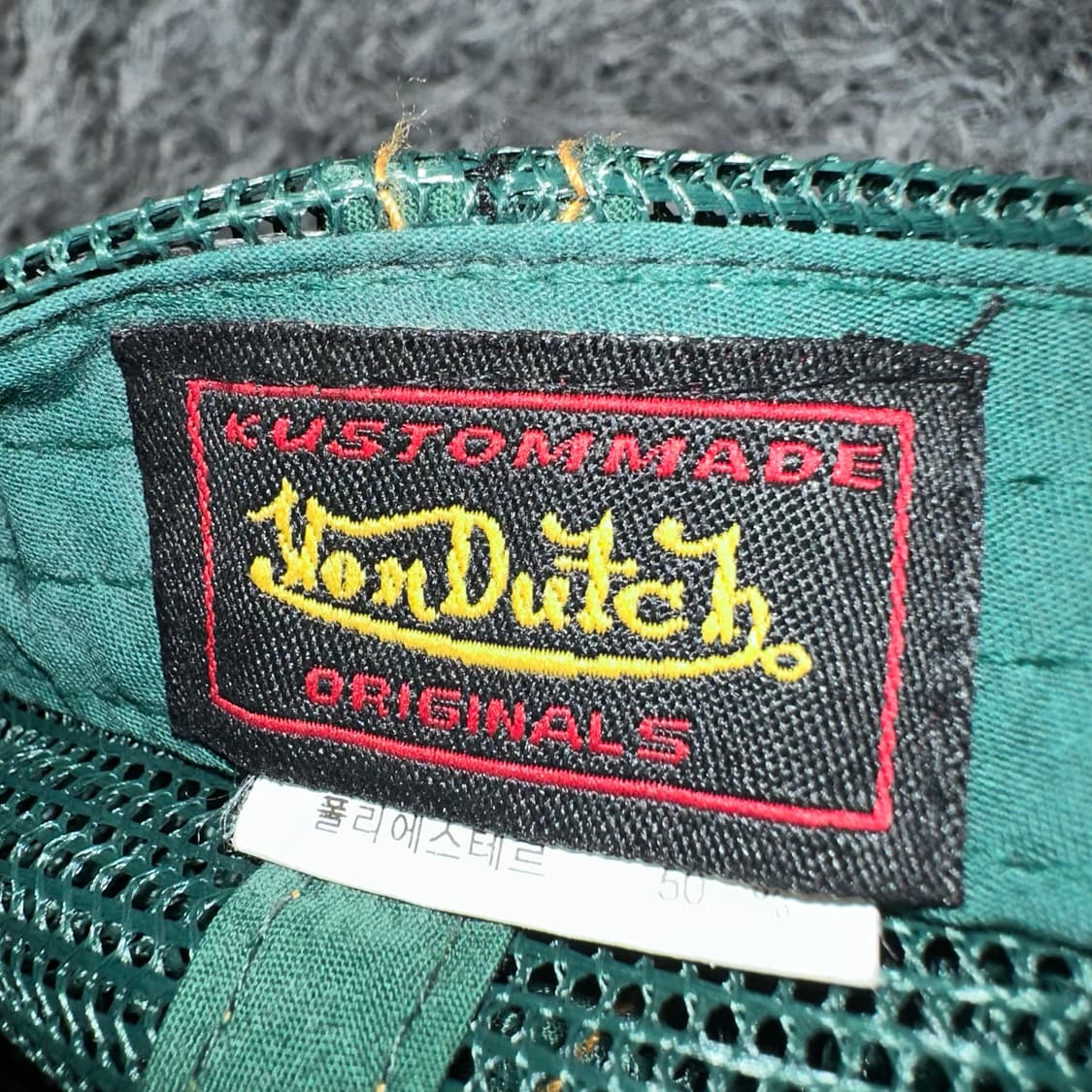 [Von Dutch] 그래픽 홀로그램 매쉬캡 상품이미지5