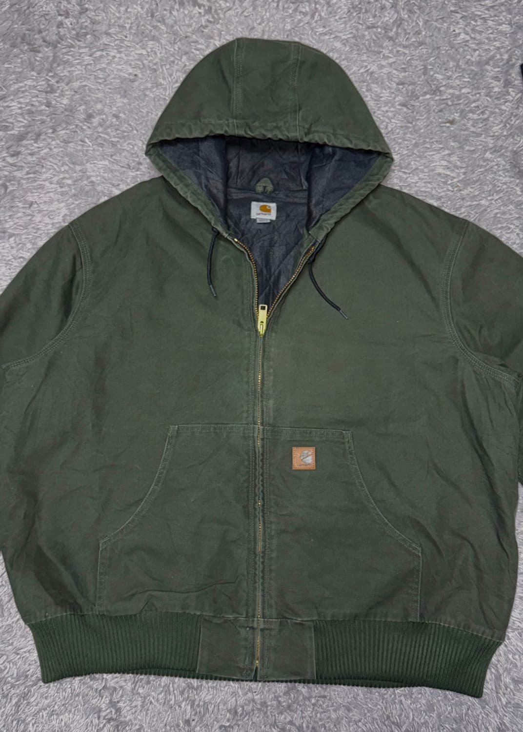 [2XL] 칼하트 J130 MOS 모스그린 빈티지 액티브 자켓 상품이미지1