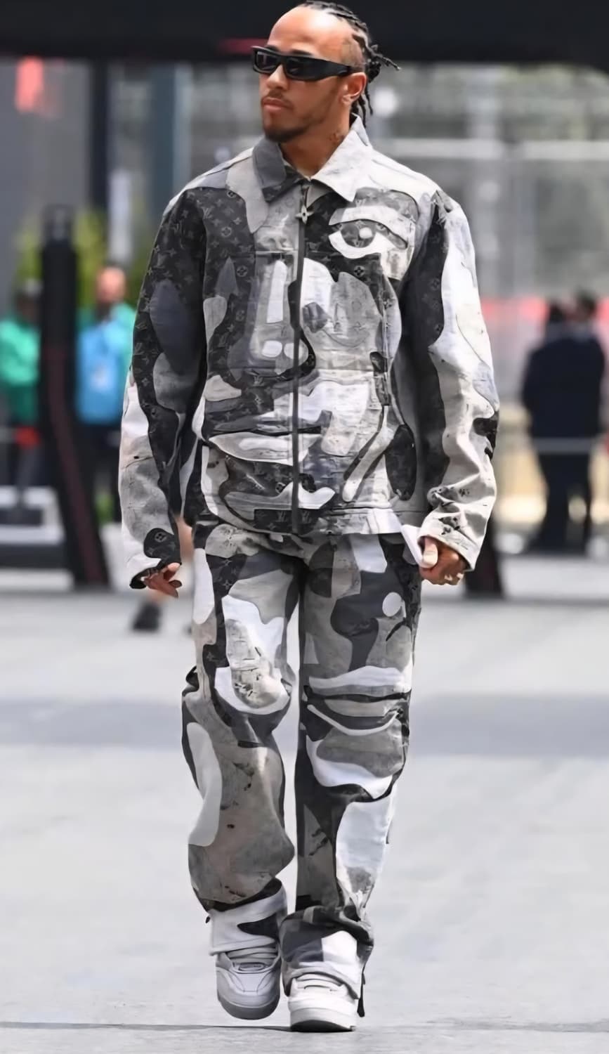 루이비통 슈퍼키드 모노그램 포트레이트 데님팬츠 상품이미지1