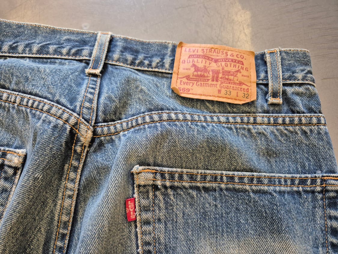 00s 리바이스 569 루즈스트레이트 핏 데님 팬츠 상품이미지4