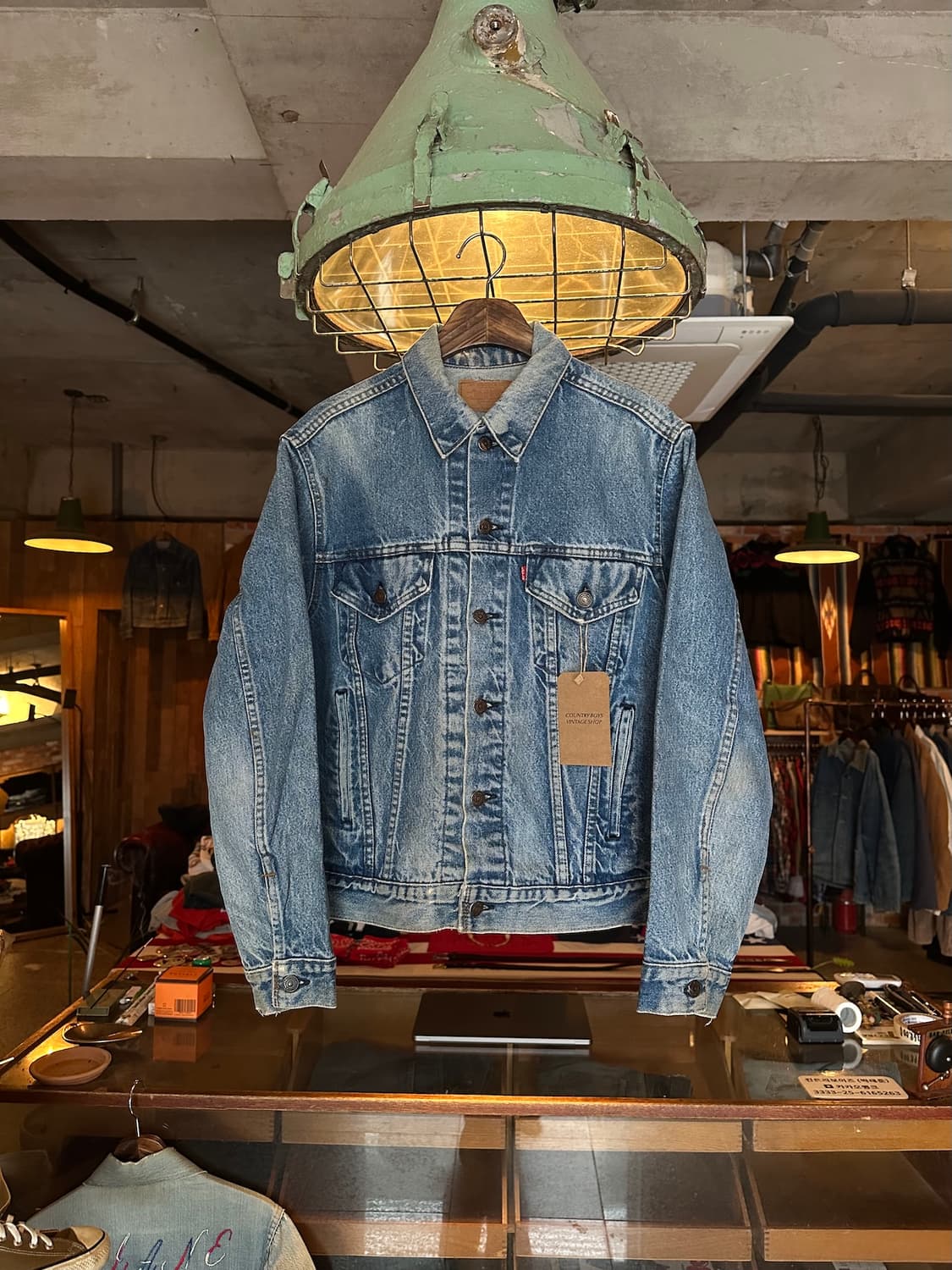 80s USA 빈티지 리바이스 70506 3세대 데님 트러커 자켓 상품이미지1