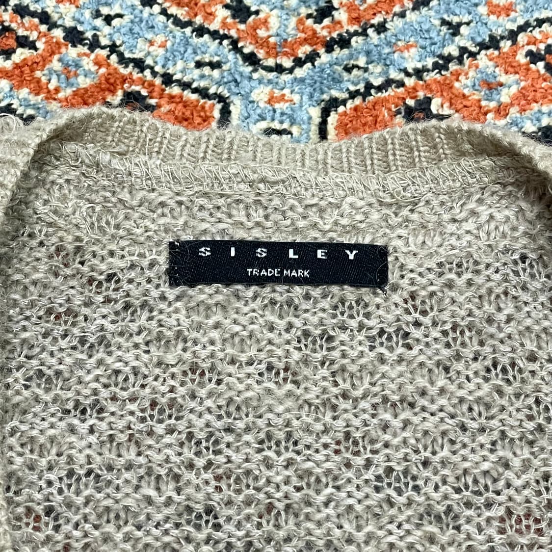 시슬리 베이지 장미 레이스 가디건 여성FREE 상품이미지3