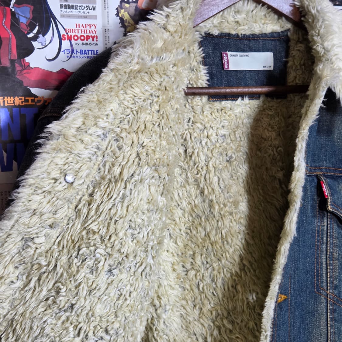 리바이스 빈티지 워싱 쉐르파 데님 자켓 상품이미지9