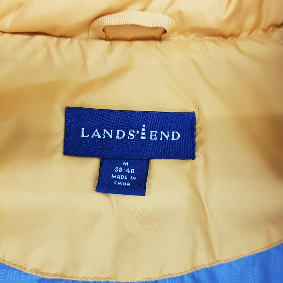 LANDSEND 옐로우 조끼 패딩 M 사이즈 상품이미지3
