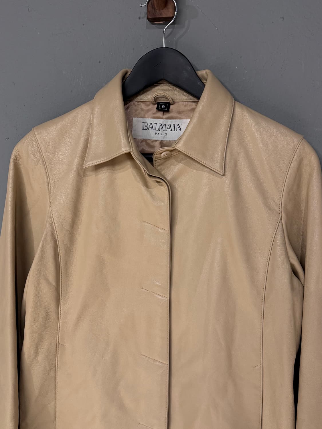 BALMAIN 발망 램스킨 싱글 가죽자켓  상품이미지2