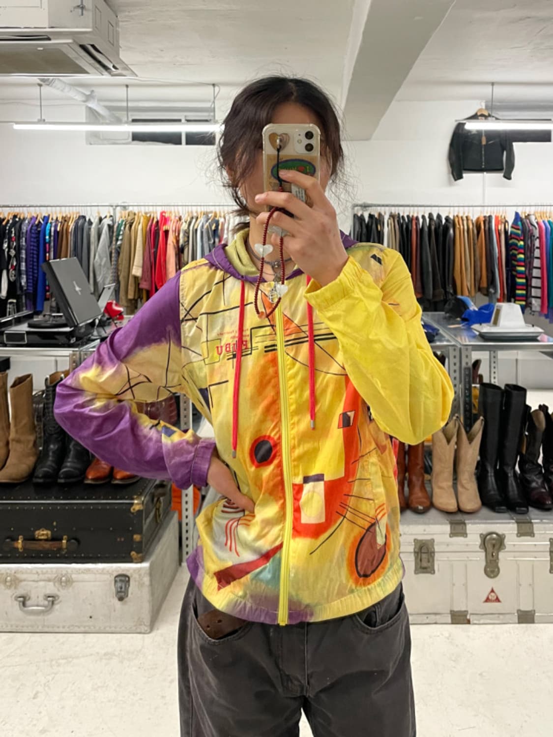 00s 푸부 x 바실리 칸딘스키 바람막이 상품이미지2