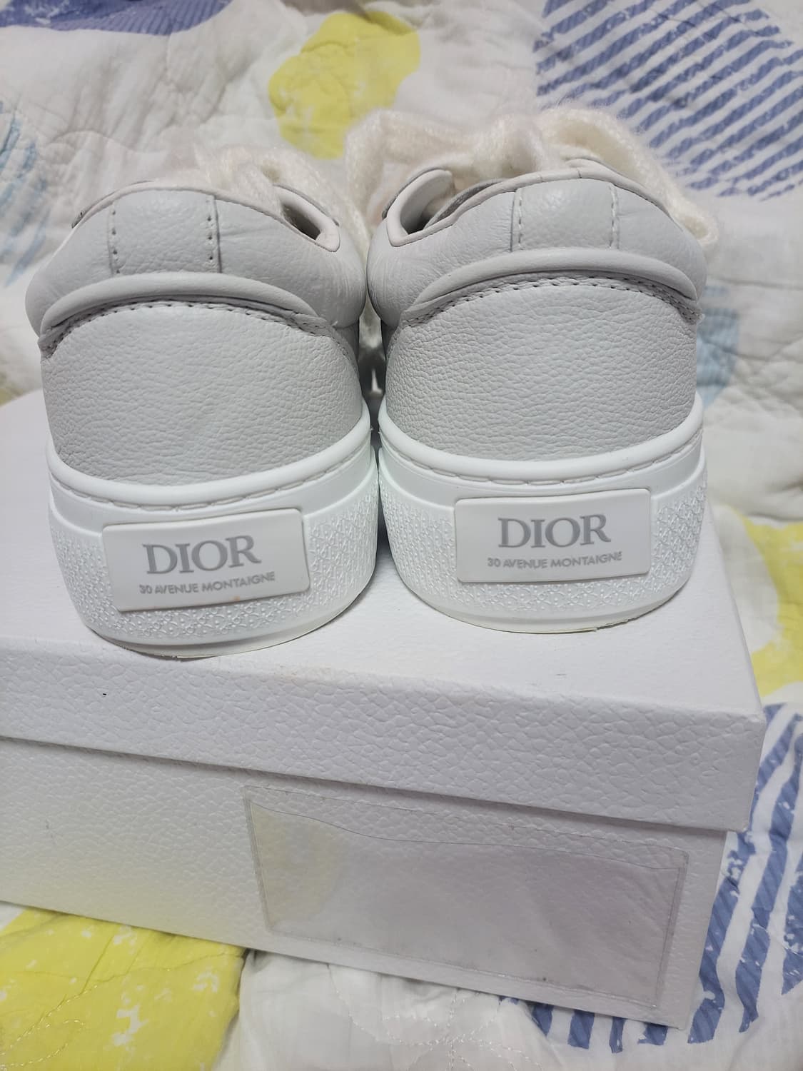 정품)급처2번신은상태최상 명품세탁완료!디올 스핀 가죽스니커즈 운동화 신상 상품이미지4
