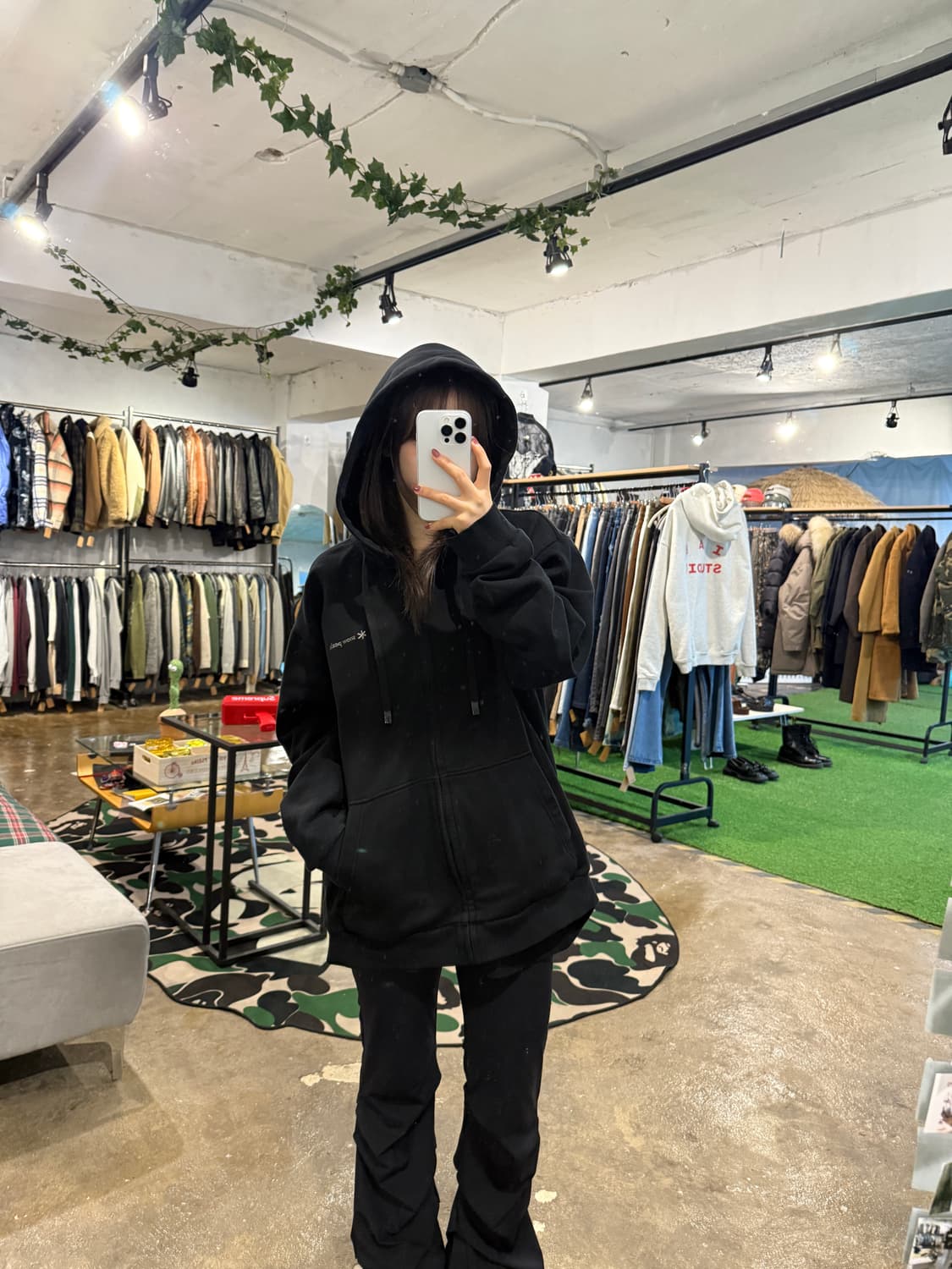 스노우피크 후드집업 블랙 105 상품이미지3