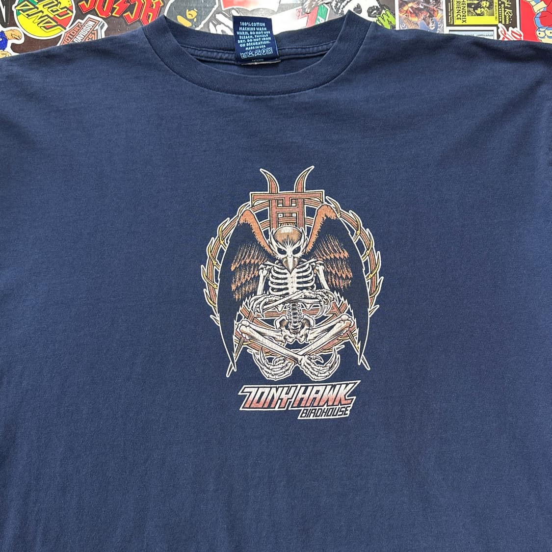 90s USA 버드하우스 토니 호크 롱슬리브 티셔츠 XL 상품이미지4